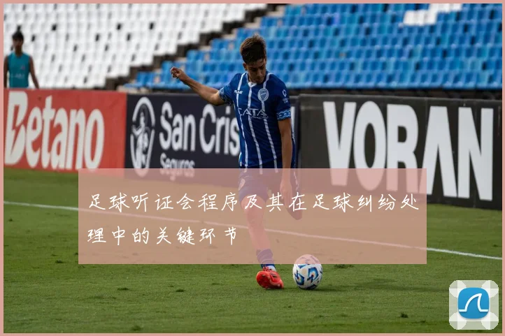 足球听证会程序及其在足球纠纷处理中的关键环节